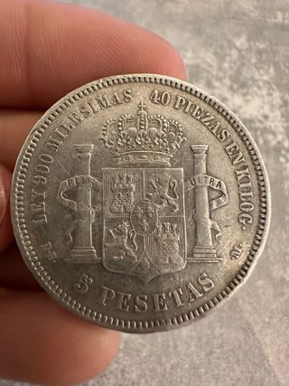 Lote 3 Monedas Plata