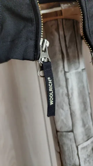 Giacca Woolrich donna impermeabile nera taglia L