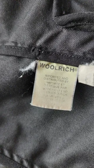 Giacca Woolrich donna impermeabile nera taglia L