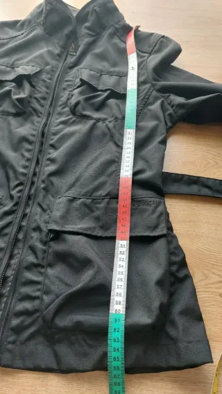 Giacca Woolrich donna impermeabile nera taglia L