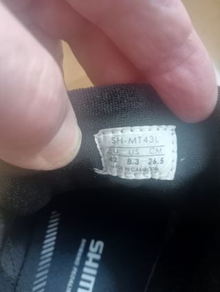 Zapatillas mtb Shimano Talla 42