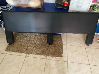 Cabecero polipiel negro