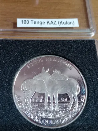 🇰🇿 Moneda 100 Tenge Kazajistán 2021 Qulan