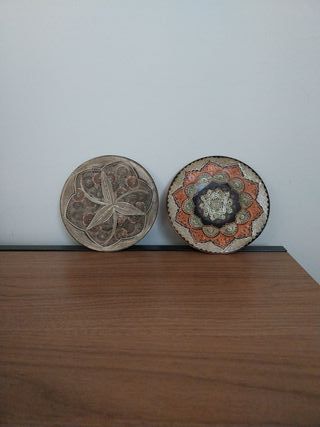 Piccoli piatti decorativi marocchini
