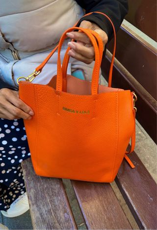 Bolso Bimba y Lola Naranja Piel