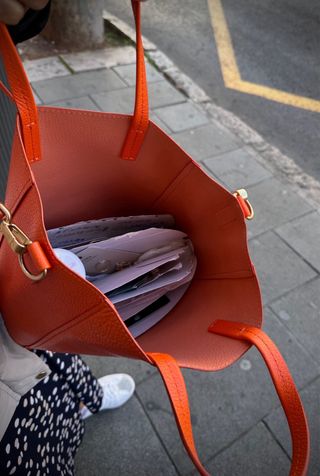 Bolso Bimba y Lola Naranja Piel