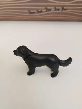 Playmobil perro negro caza