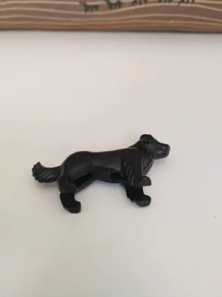 Playmobil perro negro caza