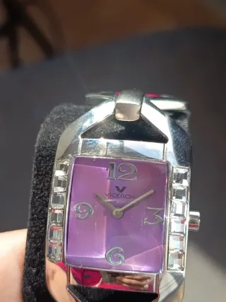 Reloj  mujer Viceroy Morado de acero , Totalment