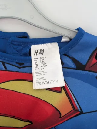 Disfraz Superman Talla 2-4 Años