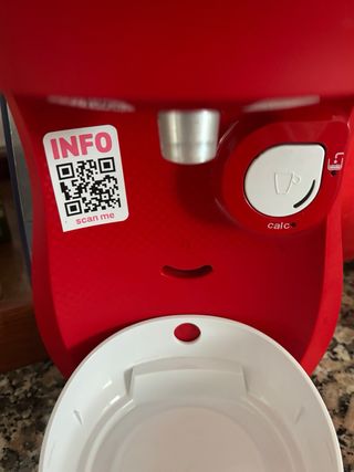 Cafetera Tassimo Bosch Roja