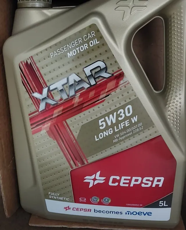 Aceite motor Cepsa Xtar 5W30 Long Life 5L