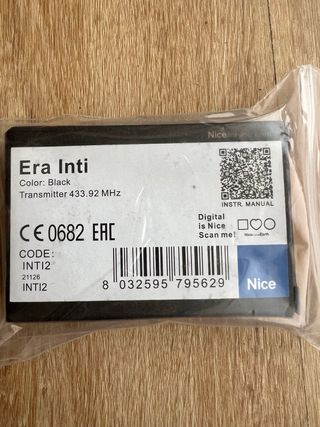 Mandos Nice ERA INTI2 Programables (2 uds )