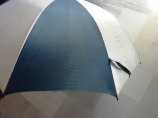 Paraguas sombrilla AÑORETA GOLF azul y blanco