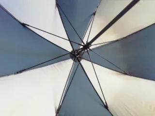 Paraguas sombrilla AÑORETA GOLF azul y blanco