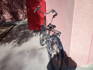 Bicicleta urbana gris