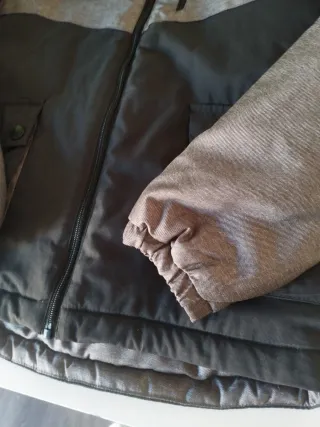 Chaqueta niño Kappa gris y negro