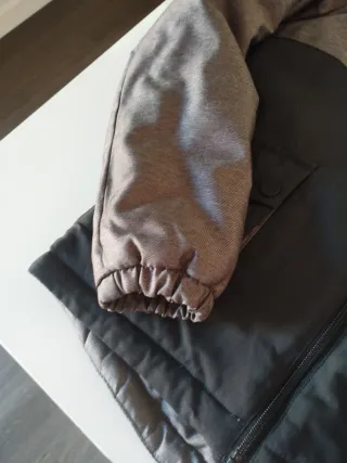 Chaqueta niño Kappa gris y negro