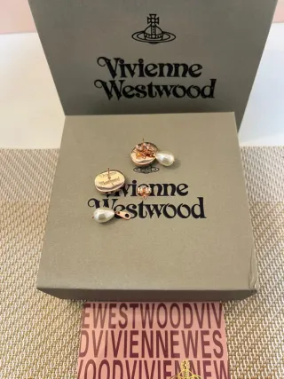 Pendientes Vivienne Westwood Orb Perla