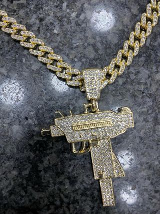 Collana Uzi Oro con Diamanti