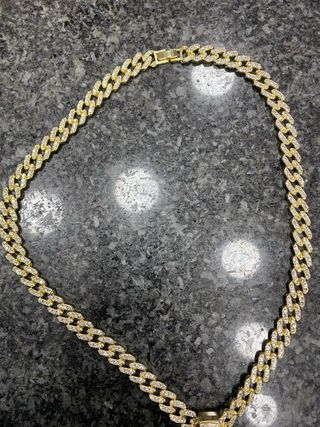 Collana Uzi Oro con Diamanti
