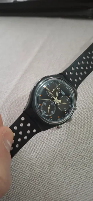 Swatch Wall Street Cronografo Nero