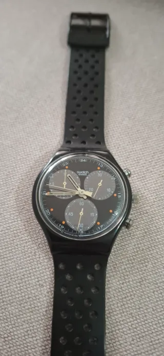 Swatch Wall Street Cronografo Nero