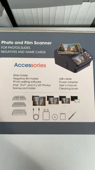 Escáner Digital Película y Diapositivas