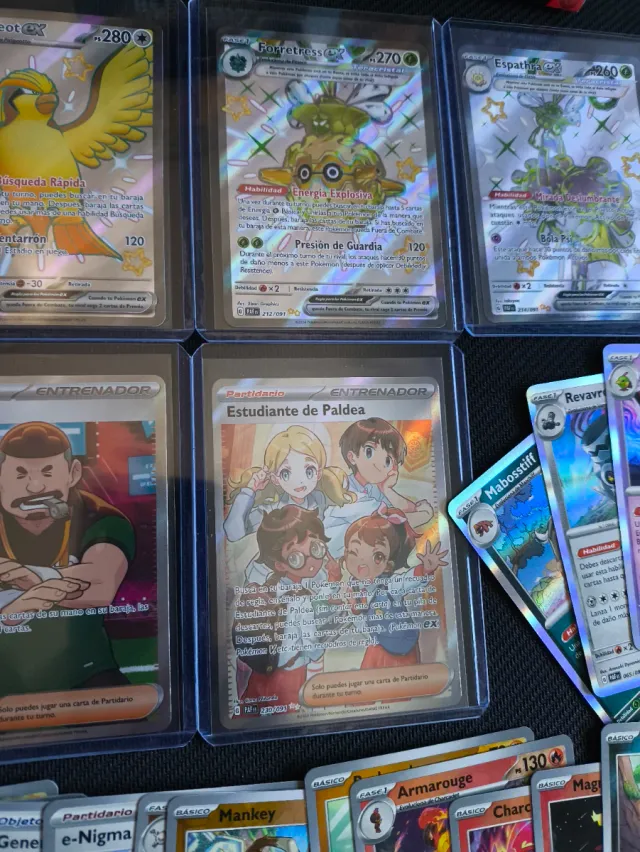 Lote Cartas Pokemon Destinos De Paldeas (shiny)
