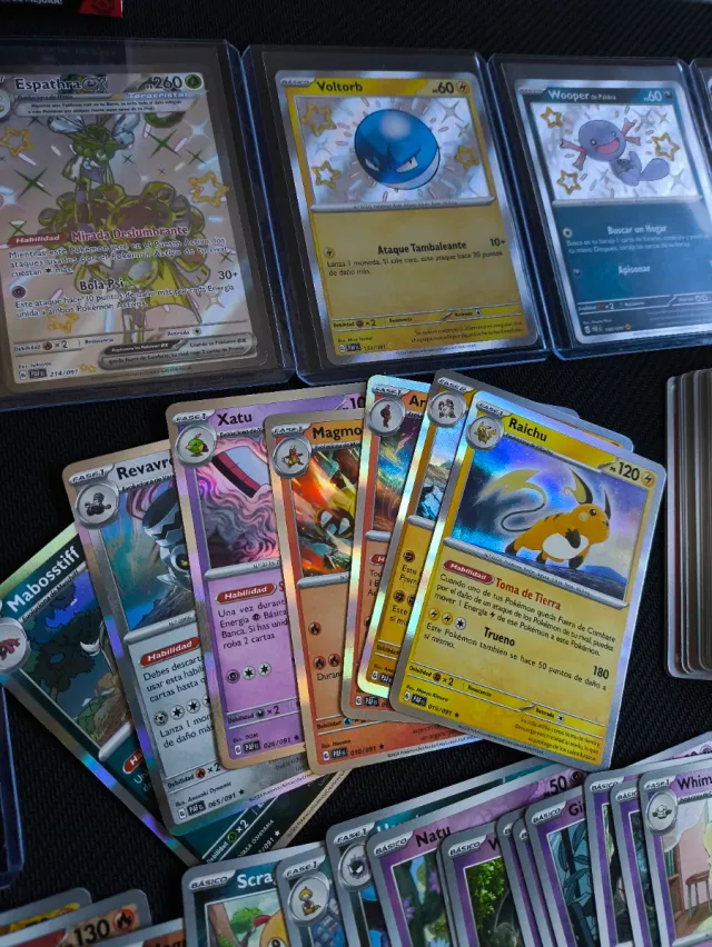 Lote Cartas Pokemon Destinos De Paldeas (shiny)