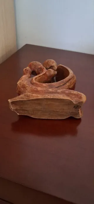 Figura Pareja Enamorados Madera