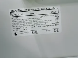 Nevera Balay No Frost Blanca 185 cm de alto