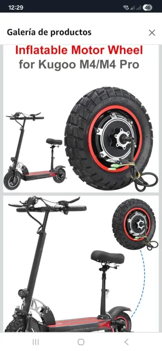 Motor Rueda E-Scooter 10 48V 800W