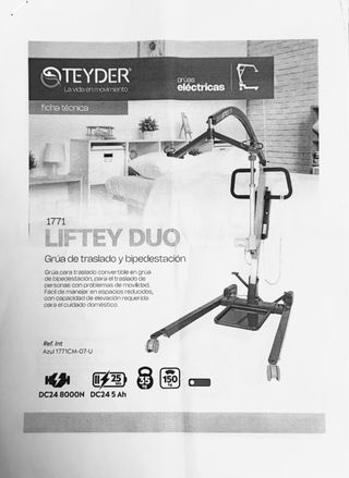 Grua para personas mayores “TEYDER”