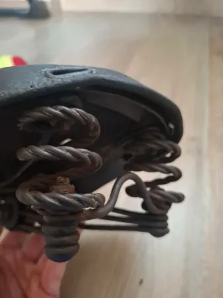 Sella bici vintage in pelle