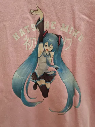 Chaqueta Bomber Rosa y Blanca Hatsune Miku