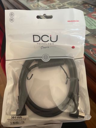 Cable Antena TV DCU 1.5m Macho-Hembra Acodado