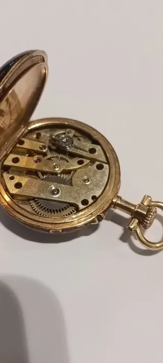 Reloj de bolsillo colgante oro 18k
