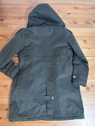Abrigo Parka Mujer Talla M Verde oliva