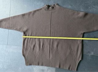 Jersey de punto marrón