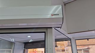 Puerta automática cristal ERREKA local comercial