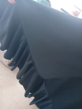 Falda flamenca ensayo negra talla única