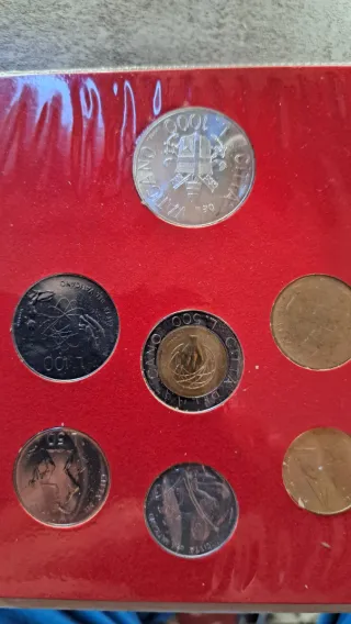 Cartella Monete Vaticano 1983 Anno V Argento