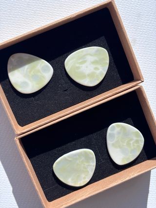 Pendientes de porcelana