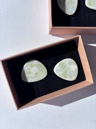 Pendientes de porcelana