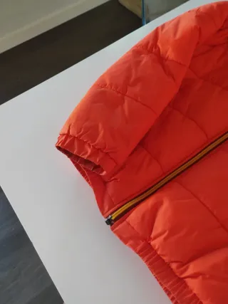 Chaqueta Decathlon naranja niño reversible