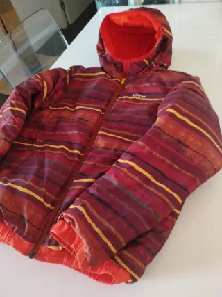 Chaqueta Decathlon naranja niño reversible