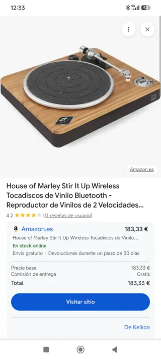 Giradischi Marley Stir it up wireless