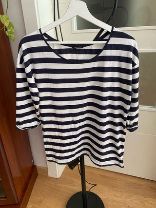 Blusa Massimo Dutti Rayas Talla XS