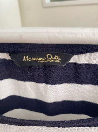 Blusa Massimo Dutti Rayas Talla XS